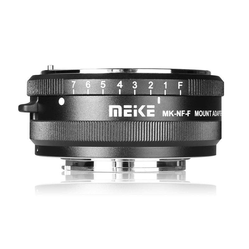 Meike F to Fujifilm X Adapter for Nikon F Mount Lens to Fujifilm X Mount Cameras with Full Metal Body Design for Fujifilm X-T1 X-T2 X-T3 X-T4 X-T10 X-T20 X-T30 X-T100 X-Pro3 X-M1 X-H1 X-A1 X-A2X-A5