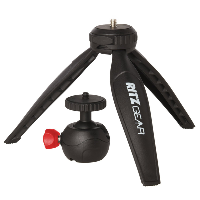 Ritz Gear Tripod Bundle Includes 60" Monopod, Tabletop Tripod and Telescoping Selfie-Stick