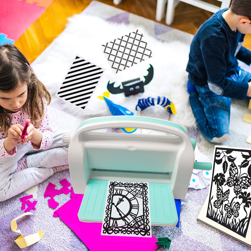 [AUSTRALIA] - 8 Pieces of Plastic Embossed Folders Stamp Fondant Cake Wedding Template Craft Card Making, Embossed Folder DIY Craft Photo Album Craft Decoration Handmade Scrapbook Flower Card Making Supplies Butterfly 
