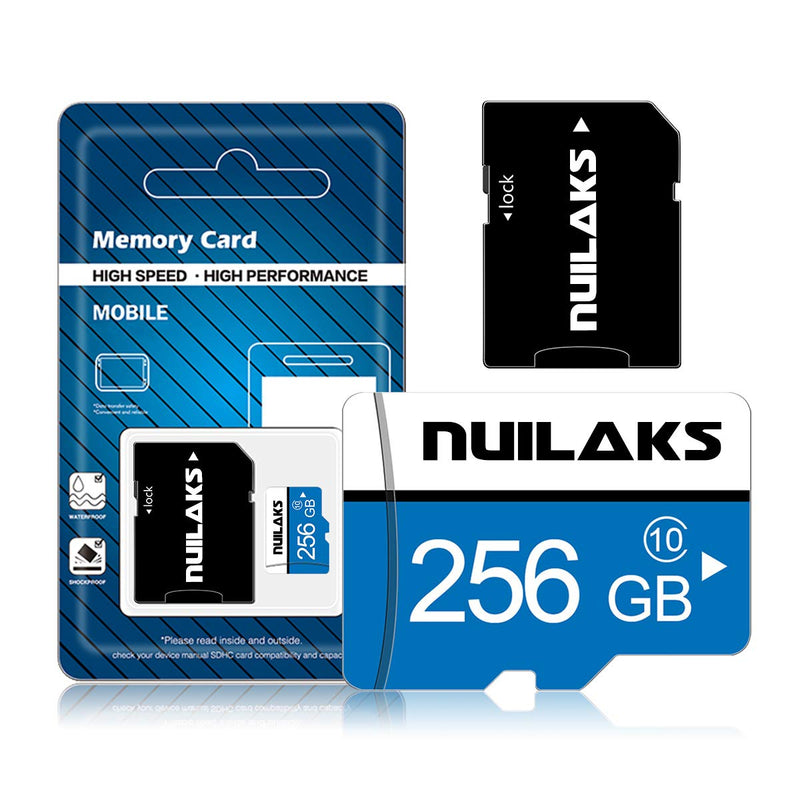 256GB Micro SD Memory Cards Micro SDXC SD Card 256GB Class 10 with SD Card Adapter