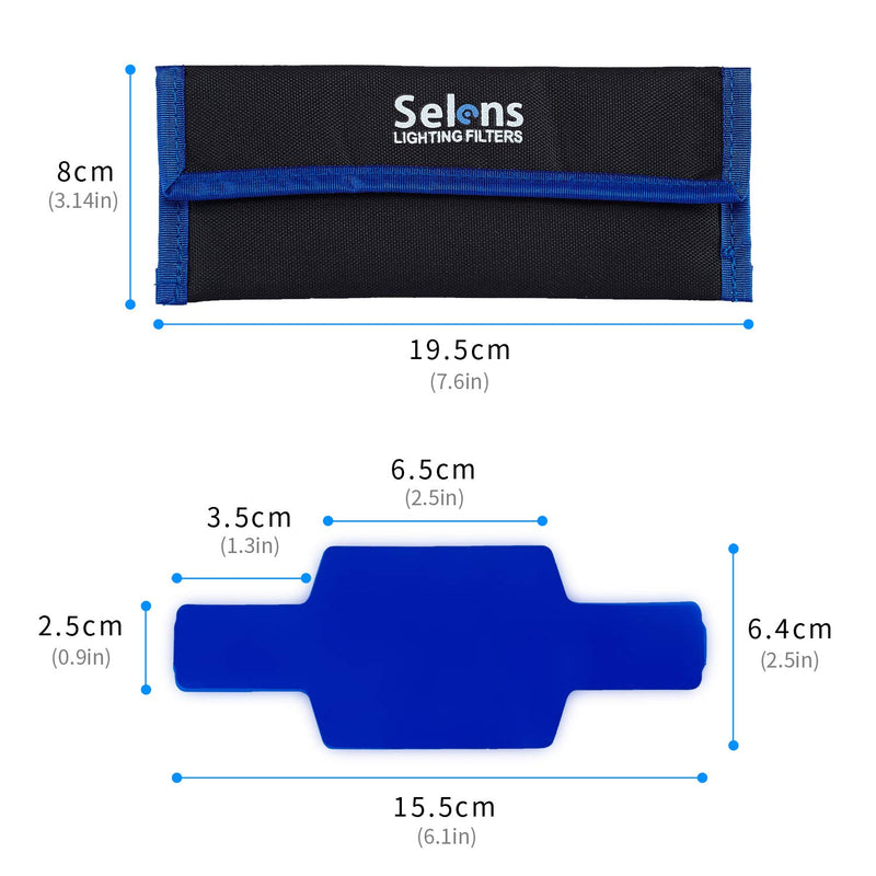 Selens Universal Flash Gels Lighting Filter SE-CG20-20 pcs Combination Kits for Camera Flash Light