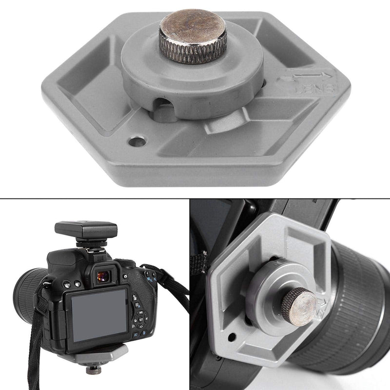 [AUSTRALIA] - Akozon Hexagonal Quick Release Plates 3049 1/4 " Screw Adapter Camera Accessories for Manfrotto 030-14 RC0 3063 Photo Studio Accessories Manfrotto 3038 3039 3047 3055 3055S 3063 