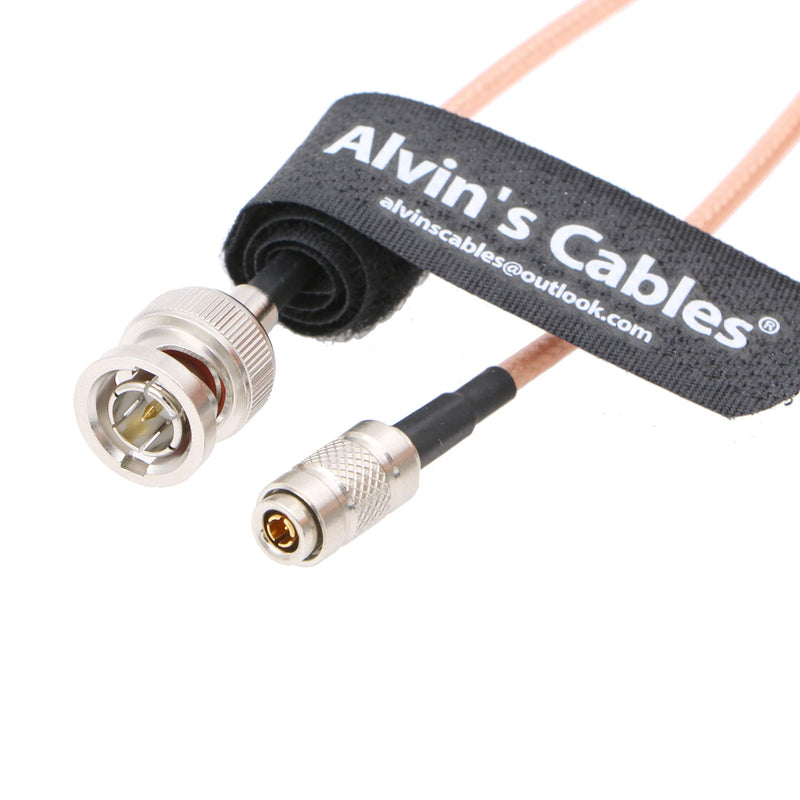 Alvin's Cables DIN 1.0 2.3 Mini BNC to BNC Male HD SDI 6G Double Shield Cable for Blackmagic HyperDeck Shuttle Easier to Plug and Unplug