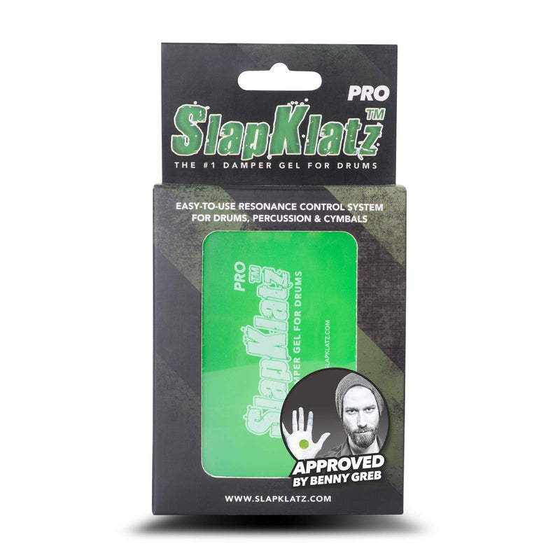 SlapKlatz PRO Drum Dampeners - Alien Green | 10 pcs | 3 Sizes | FREE case | Non-toxic