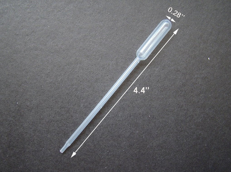 YXQ 500Pcs 0.5ml Clear Plastic Fine Tip Dosing Disposable Dropper Transfer Liquids Pipetting Pipette