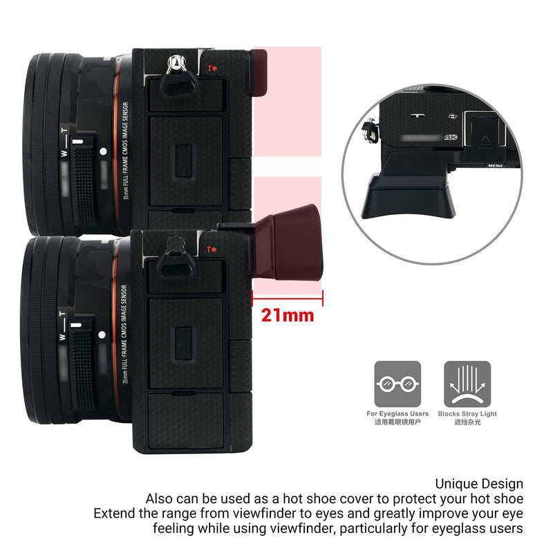 Soft Silicon Camera Viewfinder Eyecup Eyeshade for Sony A7C Alpha 7C (ILCE7CL/S) Eyepiece Eye Cup Protector for A7C