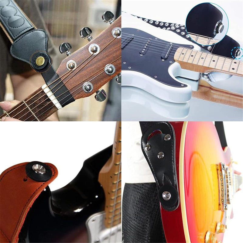 Miwayer Guitar Strap Locks Premium Strap Blocks Silicone Strap Locks Multiple Colour (8 pcs) 8 pcs