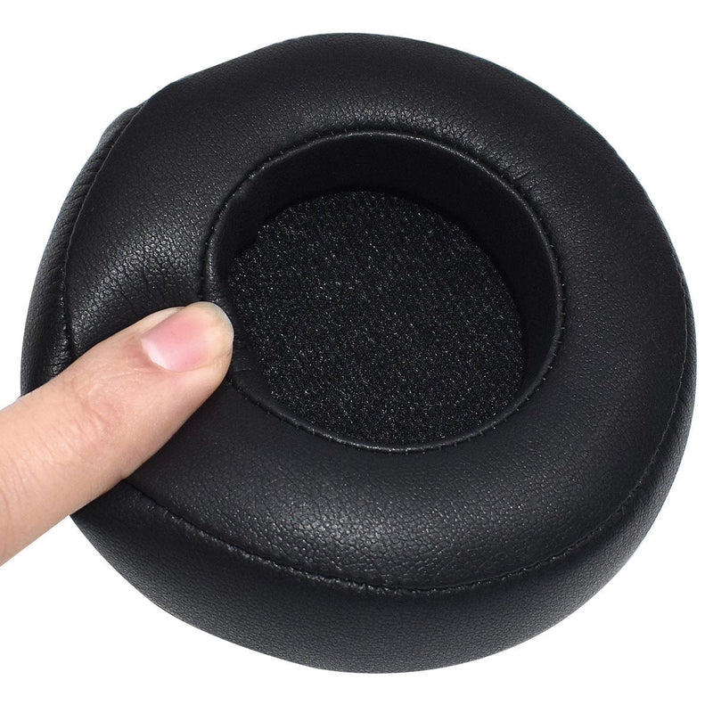 [AUSTRALIA] - Pro Replacement Earpads Memoery Foam Ear Cushion Covers Compatible with Monster Beats by Dr.Dre PRO/Detox Headphones (Black) Black 