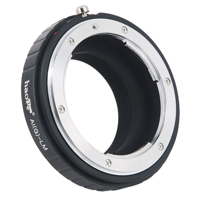 Haoge Lens Mount Adapter for Nikon Nikkor F AI/AIS/G/D Lens to Leica M LM Mount Camera Such as M240, M240P, M262, M3, M2, M1, M4, M5, M6, MP, M7, M8, M9, M9-P, M Monochrom, M-E, M, M-P, M10, M-A