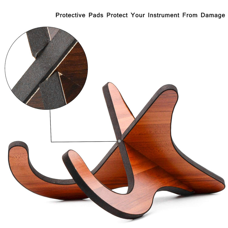 Ukulele Stand Wood Stand Folding Portable Stand for Ukulele .Mandolins .Violins