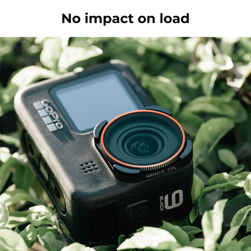 K&F Concept Circular Polarizer CPL Camera Lens Filter Compatible with GoPro Hero11, Hero10, Hero9 Black,Multi-Coated HD Glass,Action Camera Polarizing Filter