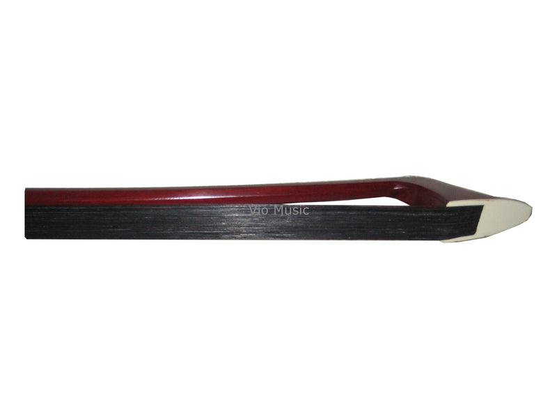 Vio Music #406 4/4 Bass Bow,brazilwood, Ebony Frog, German Style