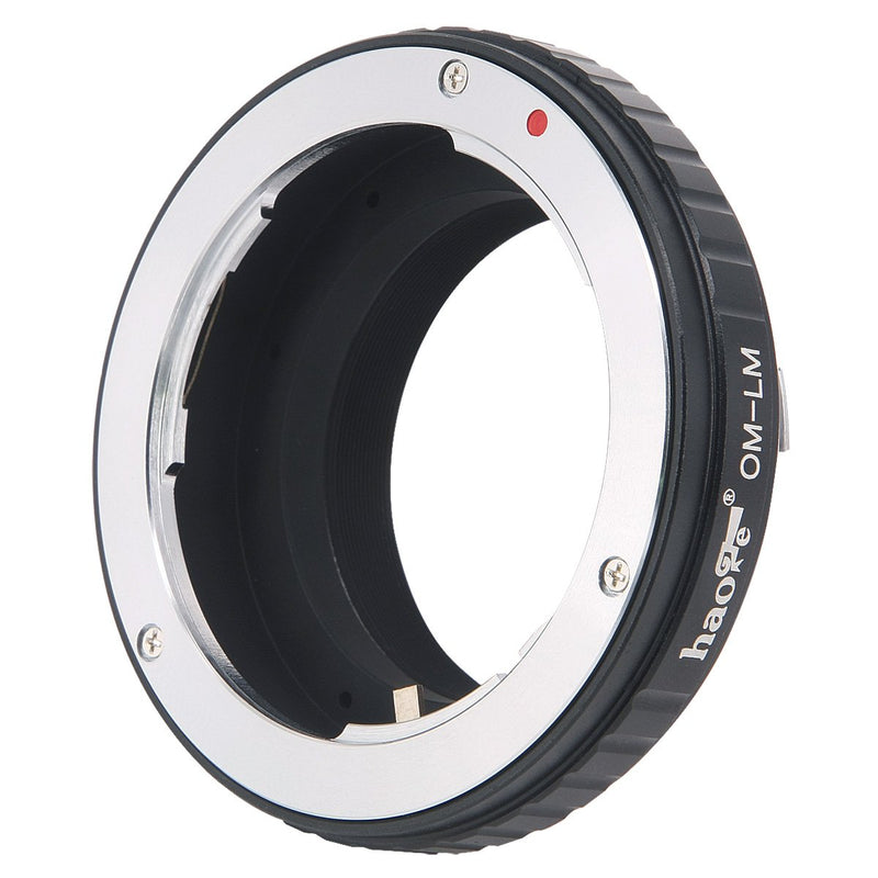 Haoge Lens Mount Adapter for Olympus OM Zuiko Mount Lens to Leica M LM Mount Camera Such as M240, M240P, M262, M3, M2, M1, M4, M5, M6, MP, M7, M8, M9, M9-P, M Monochrom, M-E, M, M-P, M10, M-A