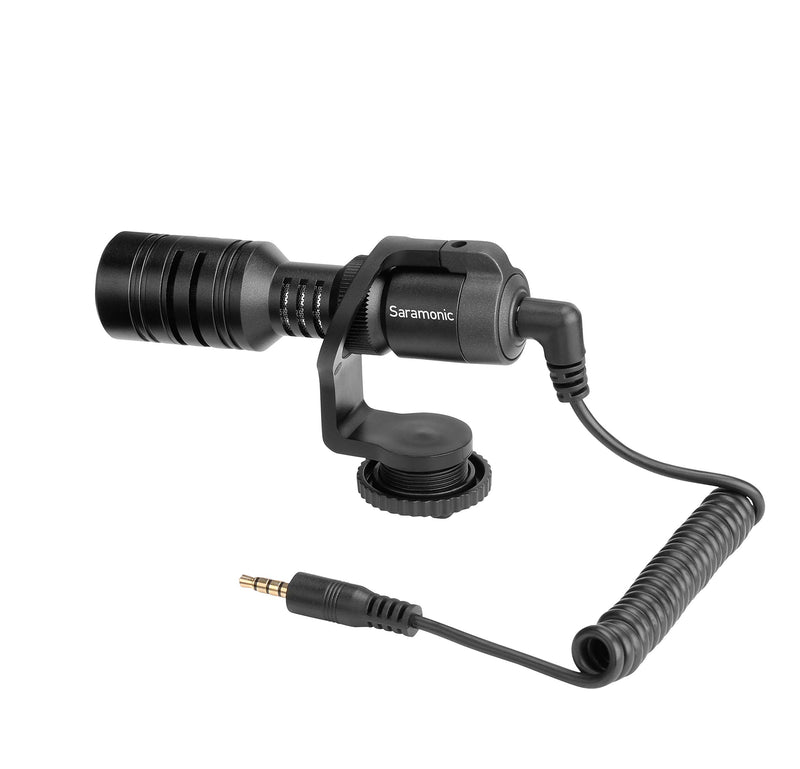 Saramonic On-Camera Mini Shotgun Mic for DSLR, Mirrorless, Video, Smartphones & Tablets (VMICMINI)