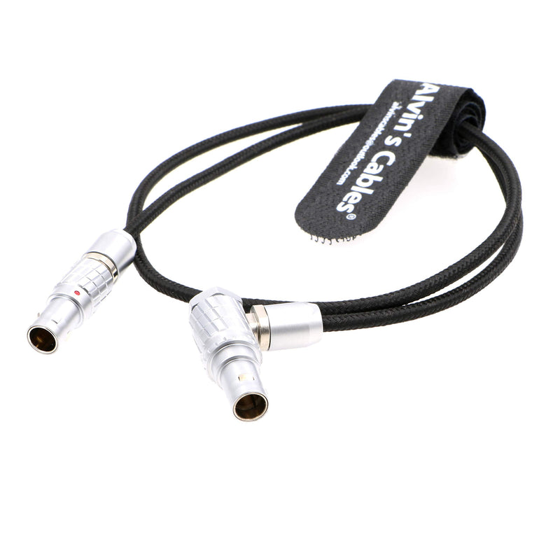 [AUSTRALIA] - Alvin's Cables Teradek Bond ARRI Alexa Camera Power Cable 2 Pin Male to 2 Pin Male Right Angle 19.7in 