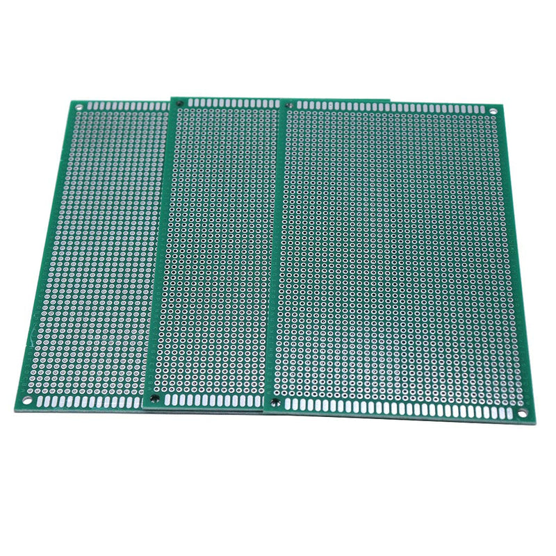 Sscon 3Pcs 9x15cm Double Sided Prototype PCB Universal Printed Circuit Board for DIY Soldering