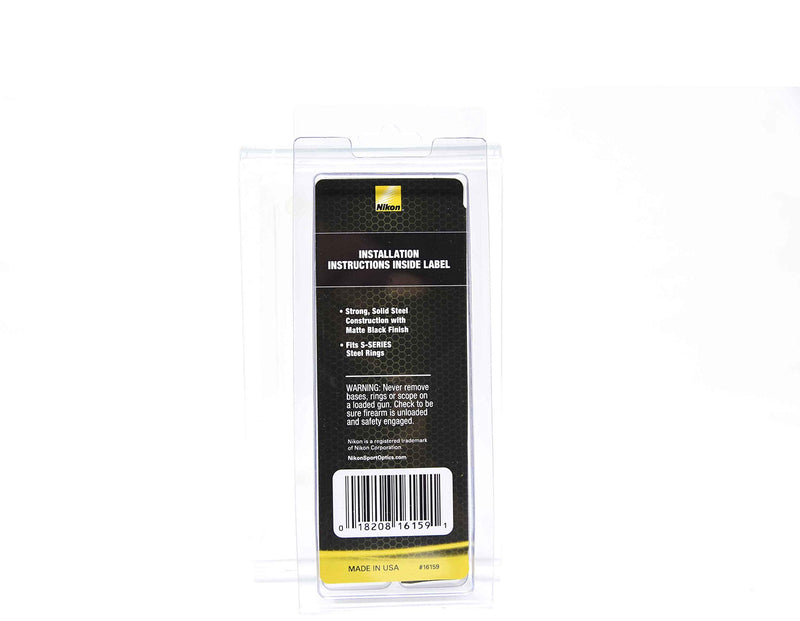 Nikon S-Series Two-Piece Steel Weaver Style Scope Base for S-Series Steel Rings 10/110 (16159)