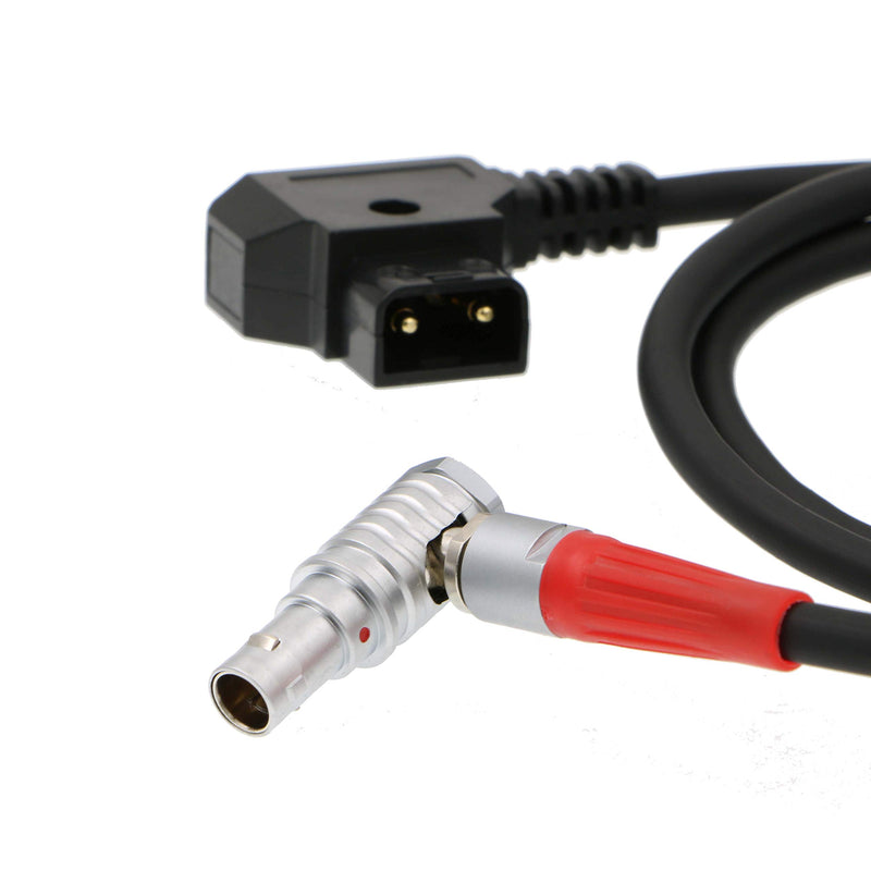 Alvin's Cables Power Cable for Teradek Bolt 500 2 Pin Rotate 180 Right Angle Male to D TAP