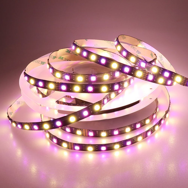 [AUSTRALIA] - LEDENET Flexible RGBWW LED Strip Lights - 12V RGB + Warm White LED Tape Light - Black PCB RGB+WW Non-Waterproof 