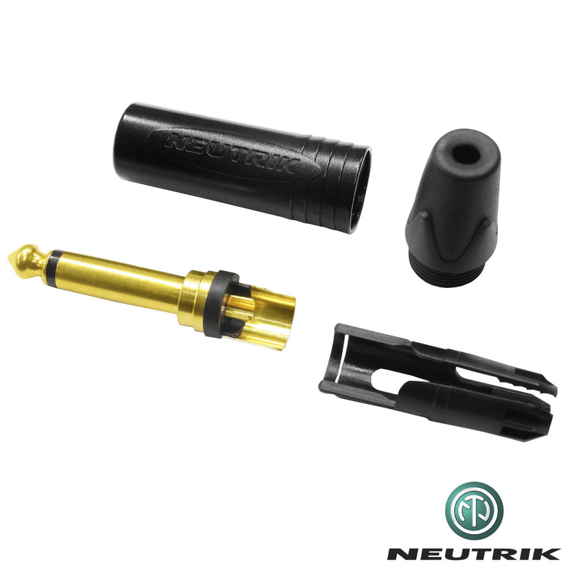 [AUSTRALIA] - 10 Foot - Gotham GAC-1 Ultra Pro - Premium Low-Cap (21 pf/F) Guitar Bass Instrument Cable – w/Neutrik Gold Straight to Angled ¼ inch (6.35mm) TS Connectors - Custom Made by WORLDS BEST CABLES 