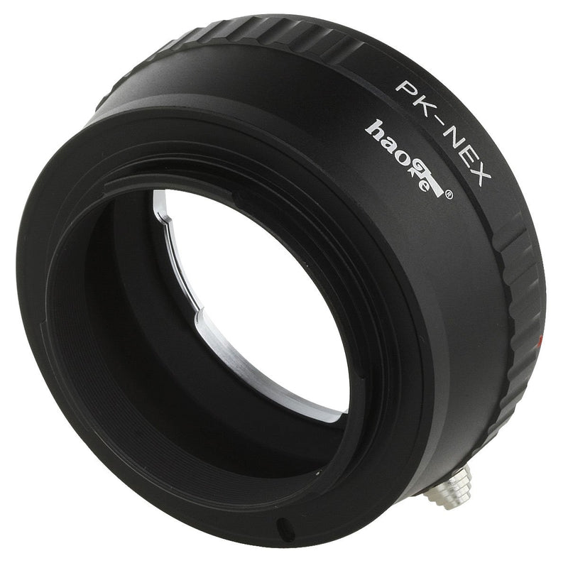 Haoge Lens Mount Adapter for Pentax K PK Mount Lens to Sony E Mount NEX Camera a3000 a3500 a5000 a5100 a6000 a6400 a6500 A7 A7R A7S A7II A7RII A7SII A7III A7RIII A9 VG10 VG20 VG30 VG900 FS700 FS7 FS5