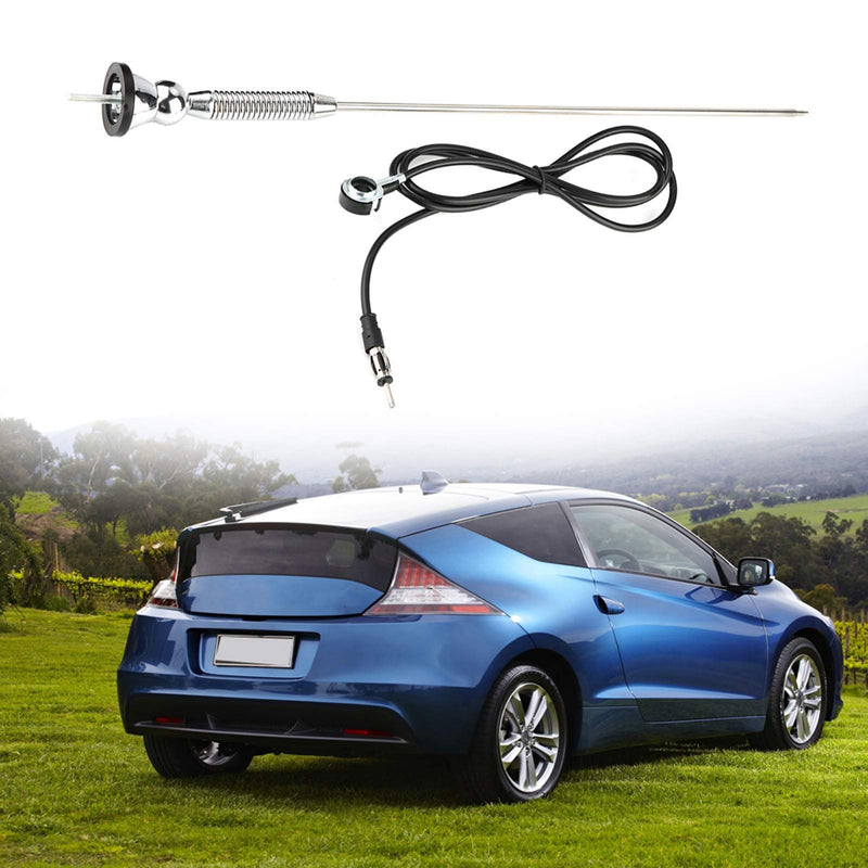 [AUSTRALIA] - Qiilu Automotive Antennas, 18.5" Universal Car Roof Fender Radio AM/FM Aerial Antenna 180°Swivel 