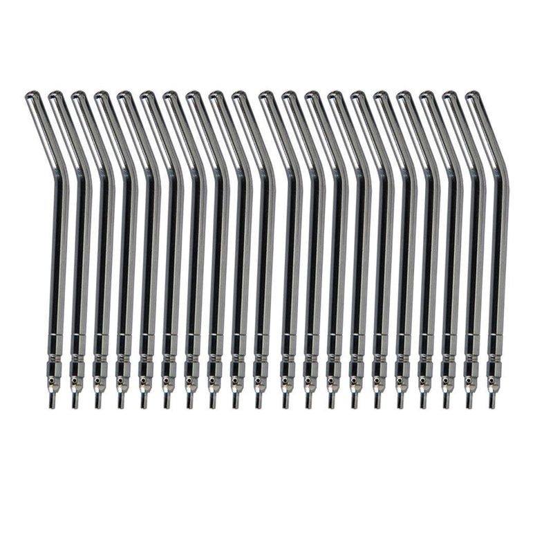 BoNew-Oral 50PCS Air Water Spray Syringe Autoclavable Metal Alloy Nozzles/Tips/Tubes