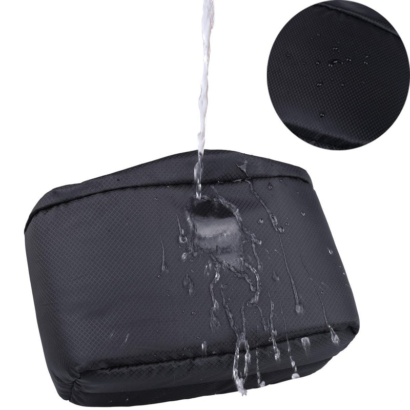 JAKAGO Shockproof Camera Insert Bag for SLR DSLR Mirrorless Camera Lens Flash Light Accessories Camera Pouch with Adjustable Dividers for Canon Nikon Sony Water Resistant Camera inner case(Black) Black