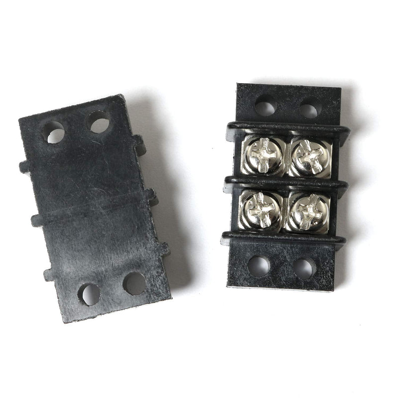 RLECS 5pcs Terminal Block 2 Position Standard Double Row 450V 32A KF49