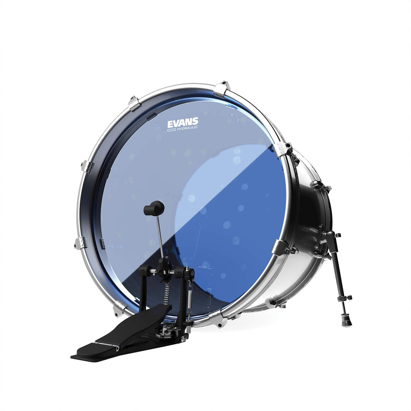 Evans BD22HB Hydraulic 22-inch Bass Drum Head Blue 22 inch
