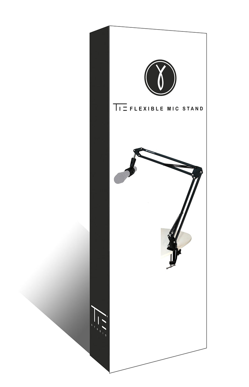 TIE Studio USB diaphragm condenser microphone studio quality suitable for livestream Microphone Arm Black