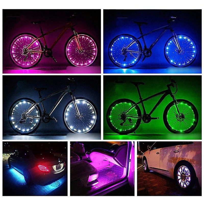 [AUSTRALIA] - HIKENRI 1M/3.3ft Battery Powered LED Strip Lights, Flexible Color Changing RGB LED Light Strip, TV Backlight Background Lighting 