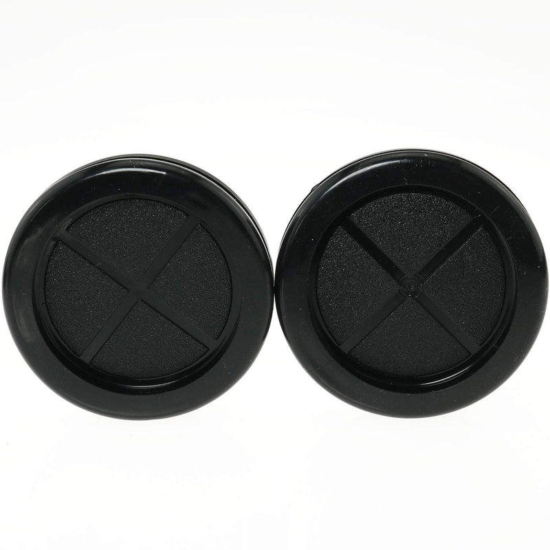 DTTRA 8PCS Rubber Grommet, 1-11/16'' Inside Diameter 2'' Drill Hole, Rubber Hole Plug, Synthetic Rubber Grommets, Firewall Plug Grommet, Double-Sided Round 8 total diameter 2-1 / 4 inch (57 mm)