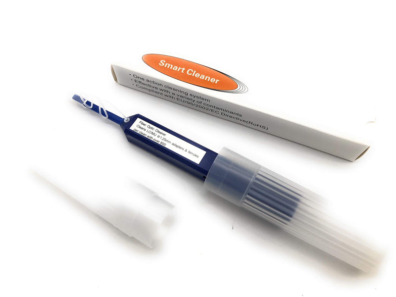 PacSatSales - Fiber Optic Cleaning Pen - Cleans Over 800 Times - One Click Action. Commercial Grade. (LC/MU) LC/MU