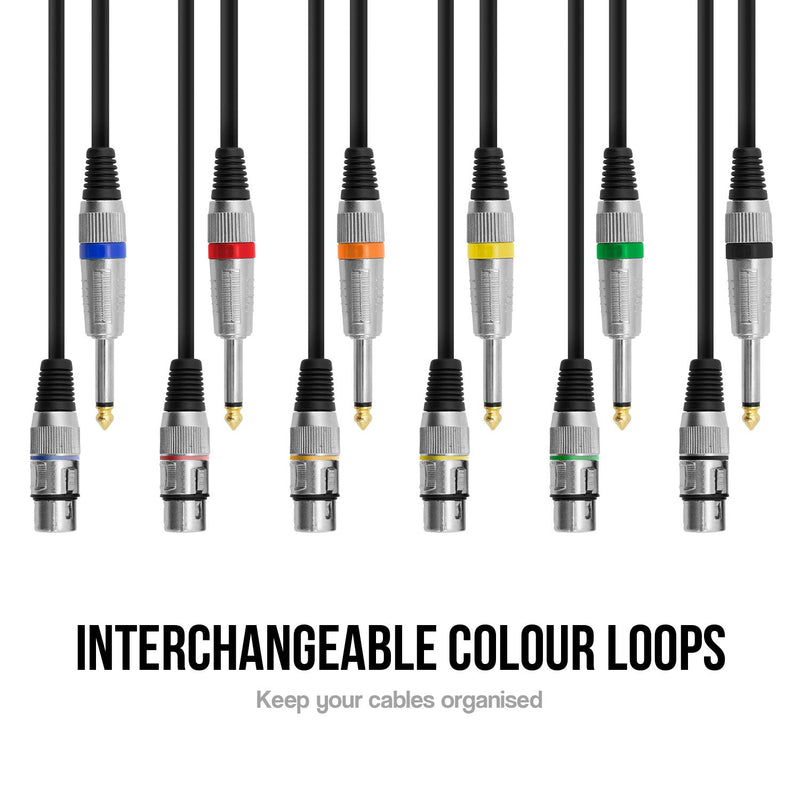Tiger 3 Metre XLR to Jack Microphone Cable