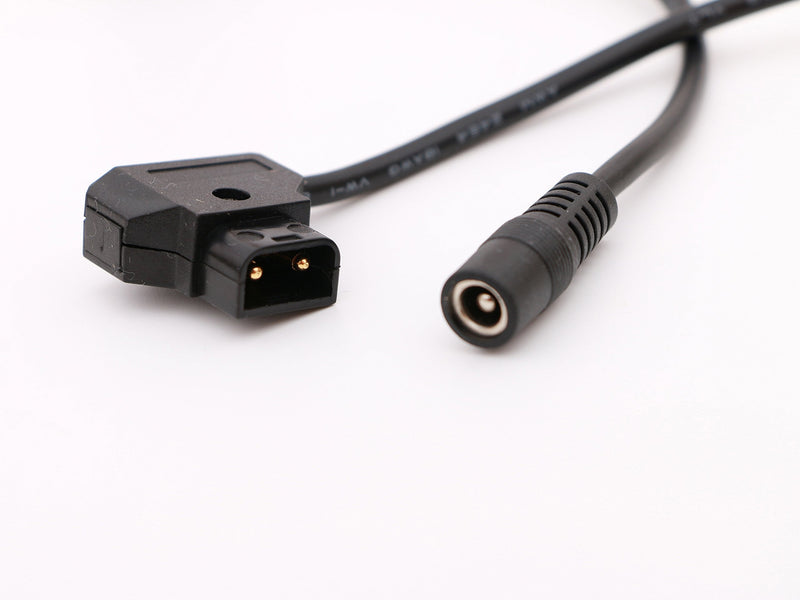 D-Tap to Female 5.5/2.5mm DC Power Adapter Cable 5.9inch for Photography Monitor Vedio Light