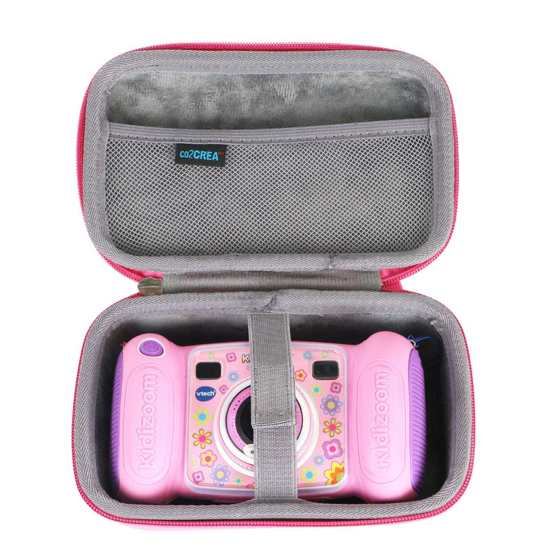 co2crea Hard Travel Case Replacement for VTech Kidizoom Duo Selfie Camera (Pink Case) Pink Case