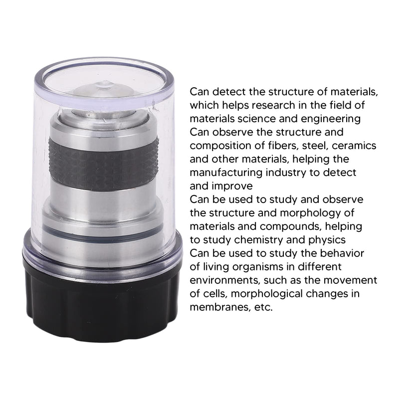 185 Objective Lens 60X Biological Microscope Achromatic Objective Lens RMS Thread for Chemical and Physical