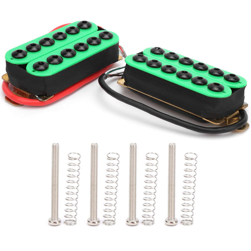 2Pcs Electric Guitar Humbucker Pickup,Durable Waterproof Humbucker Pickups Set Metal Style Guitar Upgrade Accessories