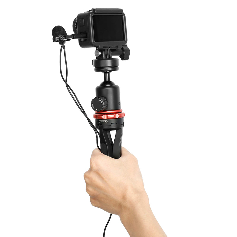 Saramonic Compact Clip-On Omnidirectional Lavalier Microphone Designed for DJI Osmo Action with 6.6ft (2m) Cable & USB-C Connector (LAVMICROU3-OA) For Osmo Action