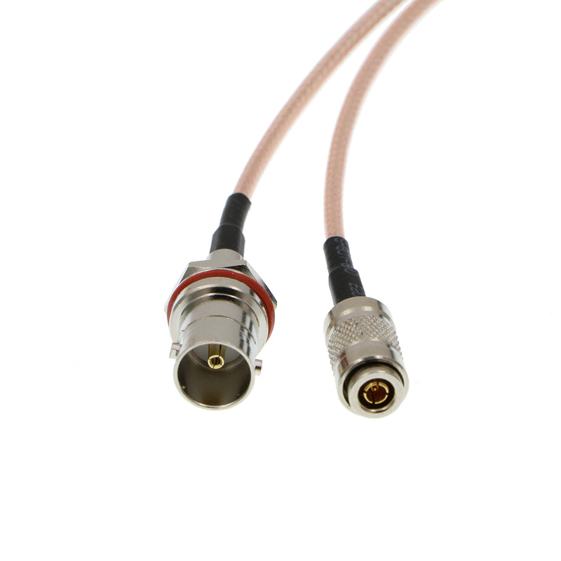 Alvin's Cables DIN 1.0/2.3 to BNC Female Cable for Blackmagic HyperDeck Shuttle HD SDI 75ohm RG179 50CM