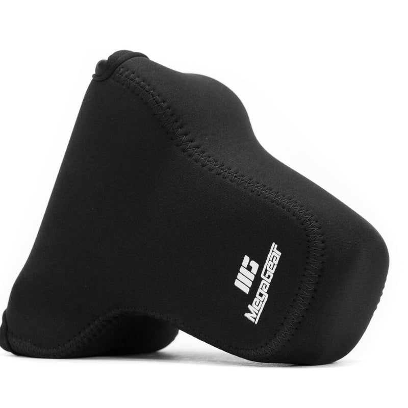 Megagear Canon EOS M6 (18-150 mm) Ultra Light Neoprene Camera Case, with Carabiner - Black - MG1153 18-150 mm