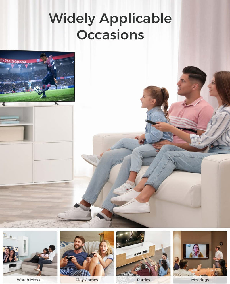 [AUSTRALIA] - HDMI Switch 4K@60Hz 3 in 1 Out, HDMI Splitter with 𝟯.𝟮𝙁𝙏 Long Cable, 3 Port Hdmi Switcher Box Supports Full HD 4K 1080P 3D, HDMI Switch Selector for Xbox PS3 4 5 TV Gaming Mac Roku HDTV 3.2FT Cable 