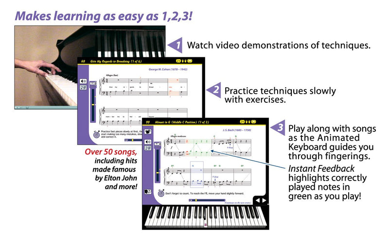 eMedia Piano For Dummies v2 - Amazon Exclusive Edition with 150+ Additional Lessons