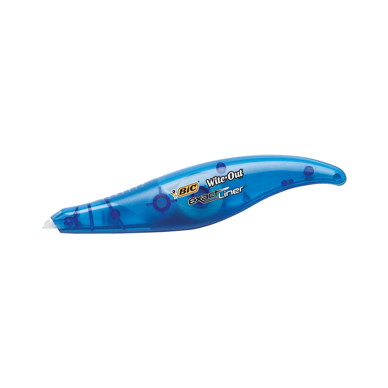 [AUSTRALIA] - BIC Wite-Out Brand Exact Liner Correction Tape, White, Grip Zone Provides Comfort and Control, 4-Count 