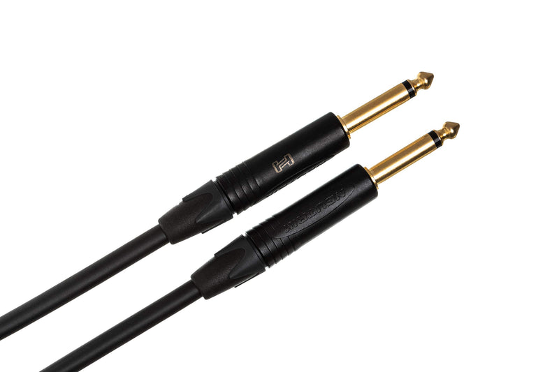 [AUSTRALIA] - Hosa CGK Edge Guitar Cables - (15 Feet) (Black) (Straight) 15 Feet 