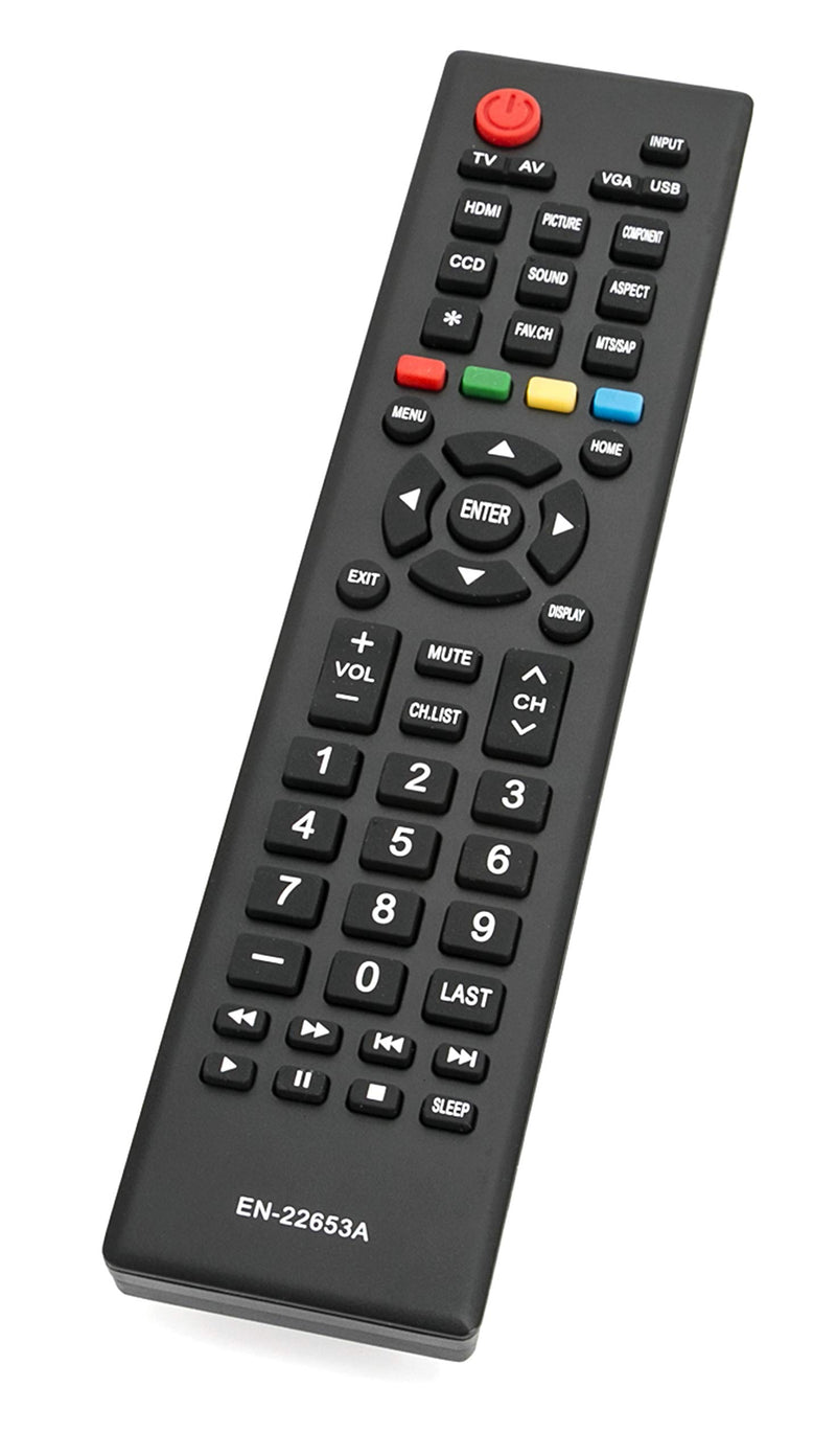 EN-22653A Replace Remote fit for HISENSE TV 46K360M 40K360M 42A320 46K360M 50H3B 50K20DG LHD32A300MUS LHD32K20DUS LTDN50K20DUS LTDN50K23DGUS LTDN55K20DGUS 32K20D 39A320 40H3