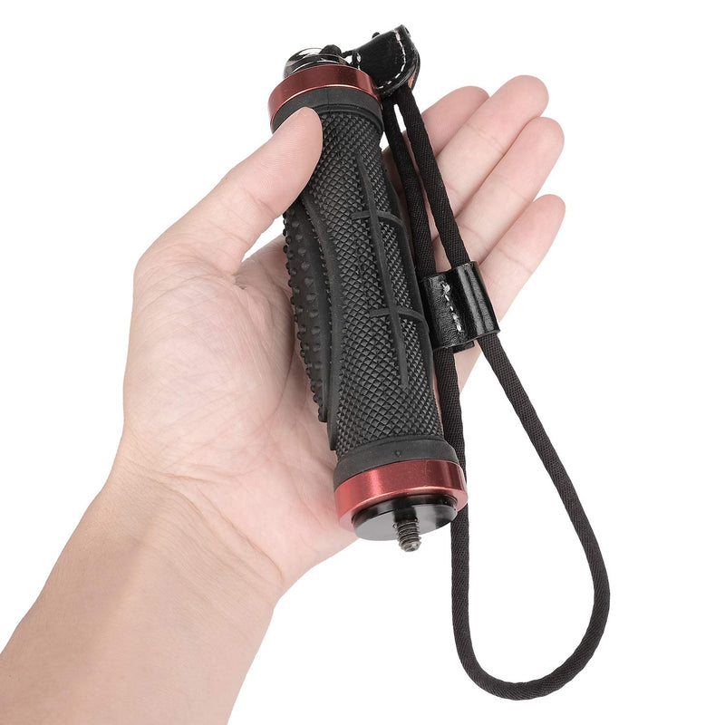 [AUSTRALIA] - ChromLives Camera Handle Grip Support Mount with Camera Wrist Strap Handlegrip Camera Stabilizer with 1/4'' Male Screw for Digital Video Camera Camcorder Action Camera LED Video Light Smartphone Handle Grip with Wrist 
