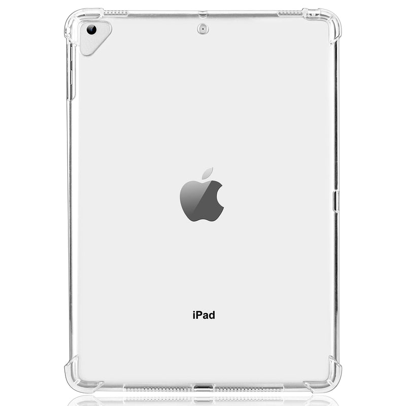 KIQ iPad 9.7 5th 6th Gen Case, TPU Skin Protection Anti Slip Lightweight Cover for Apple iPad 9.7 2017/2018 5th & 6th Generation [Clear] TPU Clear