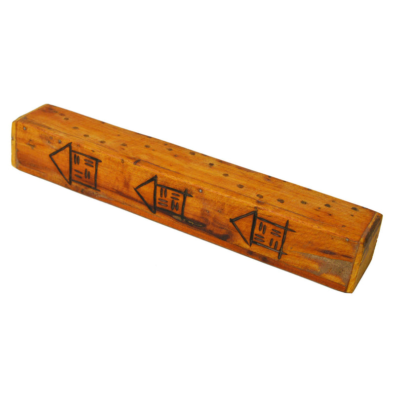 A-Star Handmade Wooden Rain Stick Wood Block - 25cm